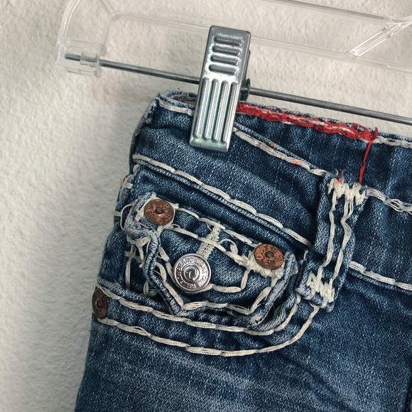 True Religion Joey Super T Stitched Denim Jeans - Picture 2 of 6